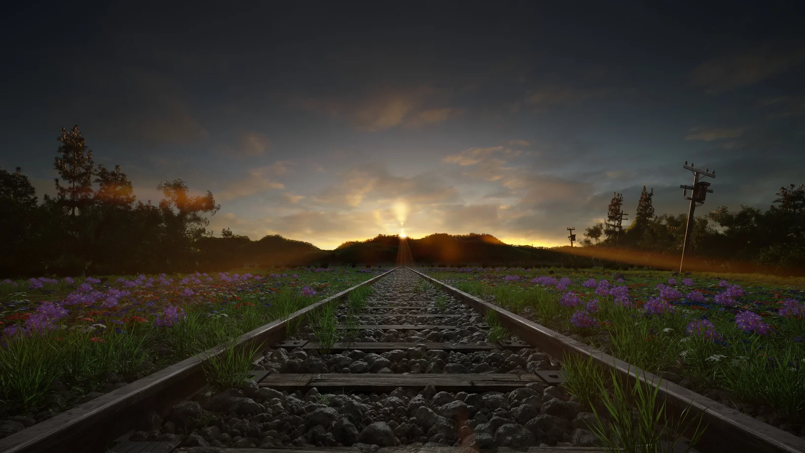 86 Rail Scene